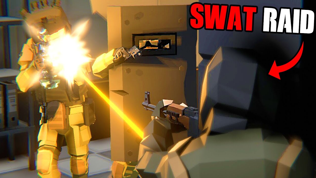 FBI SWAT Raid of BANK HEIST in New Battle Simulator! - No Plan B