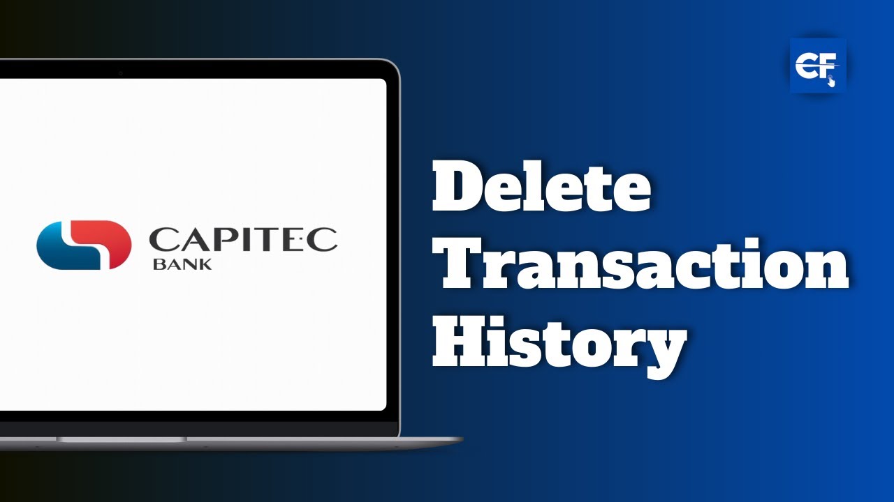 Как удалить историю транзакций в приложении Capitec