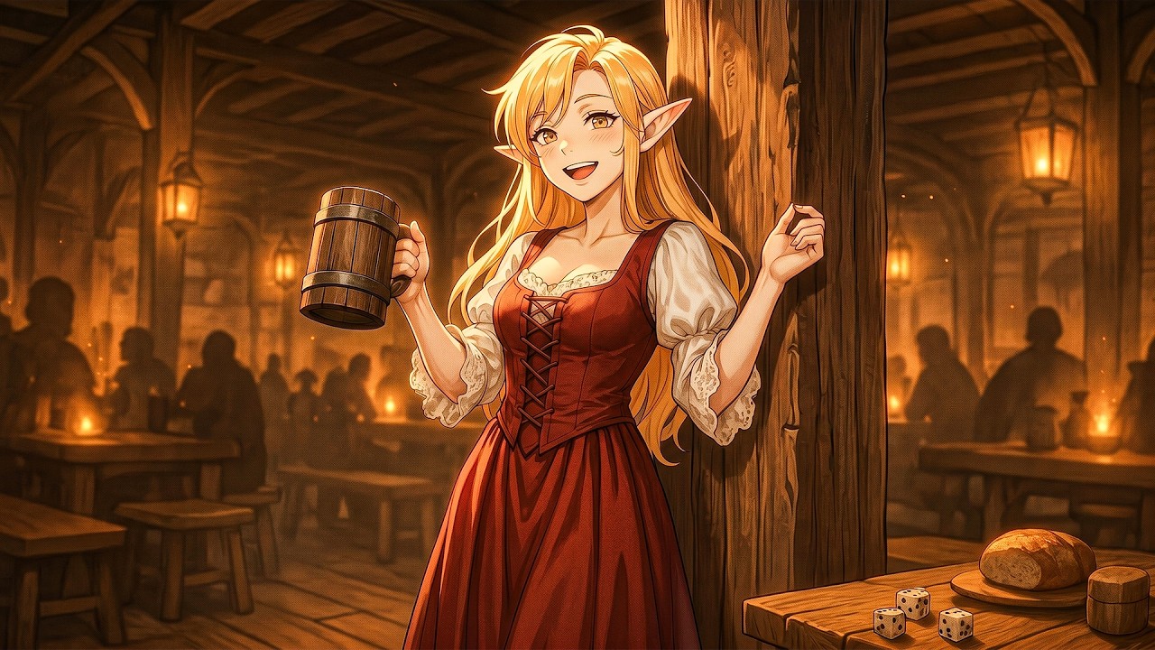 Medieval Fantasy Tavern Ambient Music | D&D Celtic Tavern Music for Deep Sleep & Cozy Nights