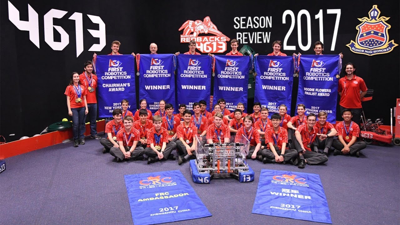 Barker Redbacks FRC Team 4613 | Season Review 2017 | FIRST Steamworks | 