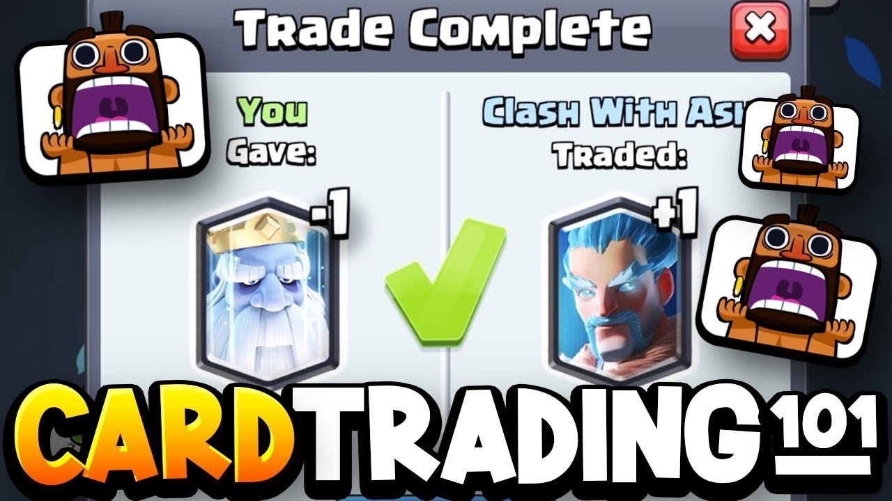 How to TRADE CARDS in Clash Royale! 