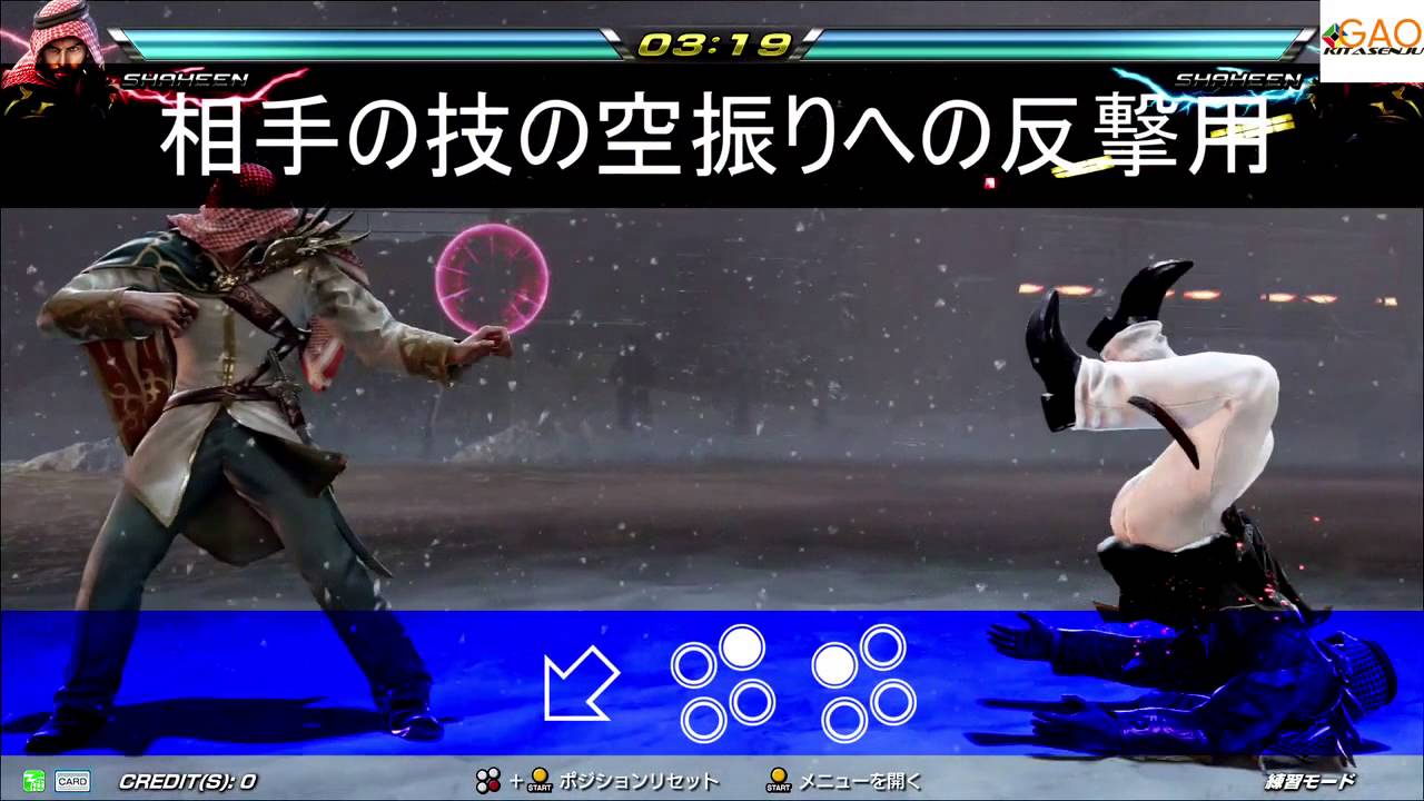 シャヒーン全技集＋コンボ