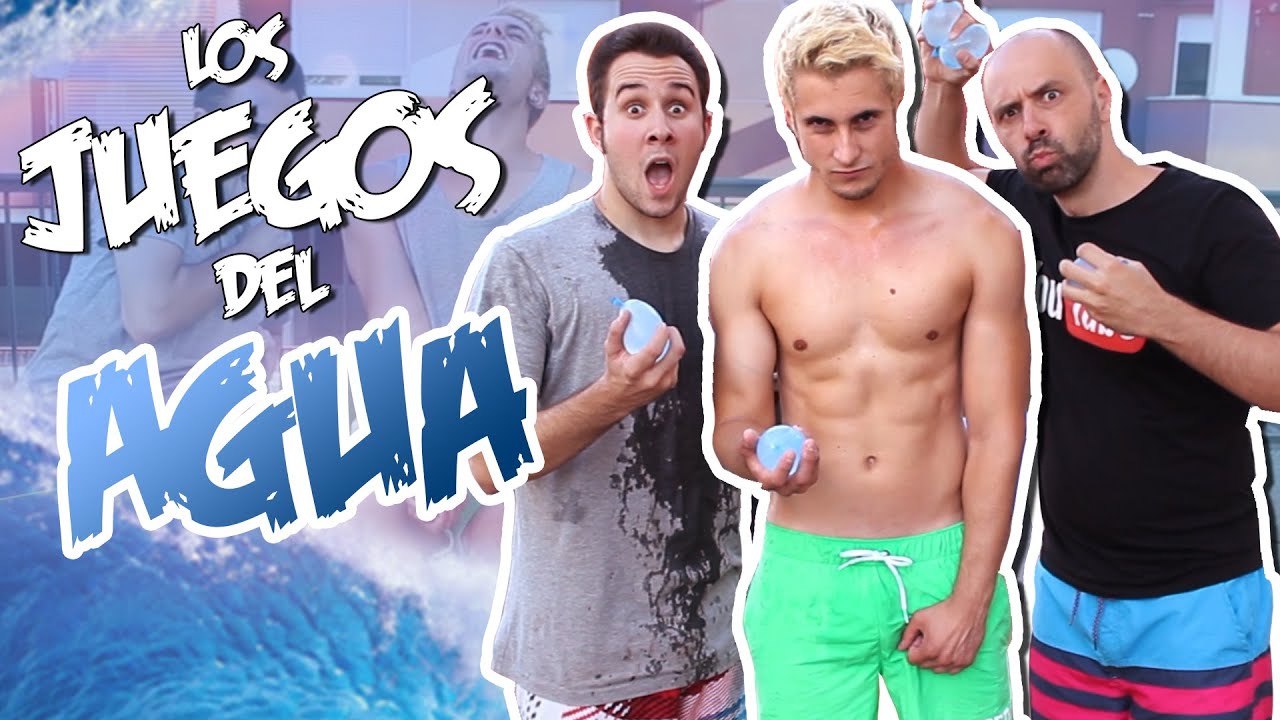 LOS JUEGOS DEL AGUA - Con @Videopatas y mi nuevo compi de piso @Makingyoufeel