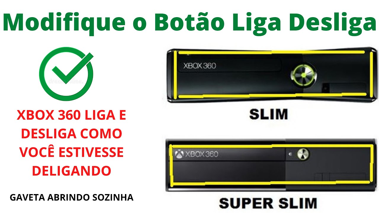 Como Modificar o Botão Power do Xbox 360 Slim