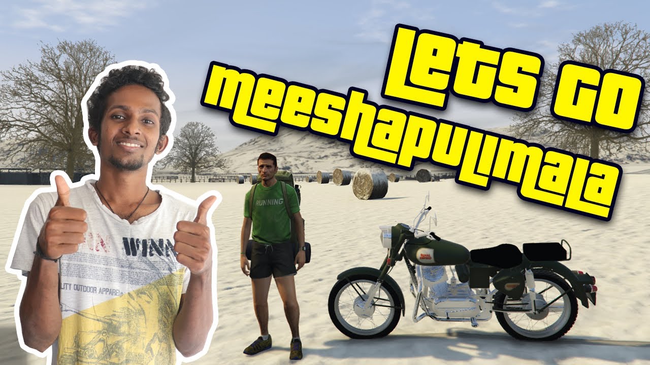 LETS GO TO MEESHAPULIMALA WITH ROYAL ENFIELD | MALAYALAM TECHIES GTA V