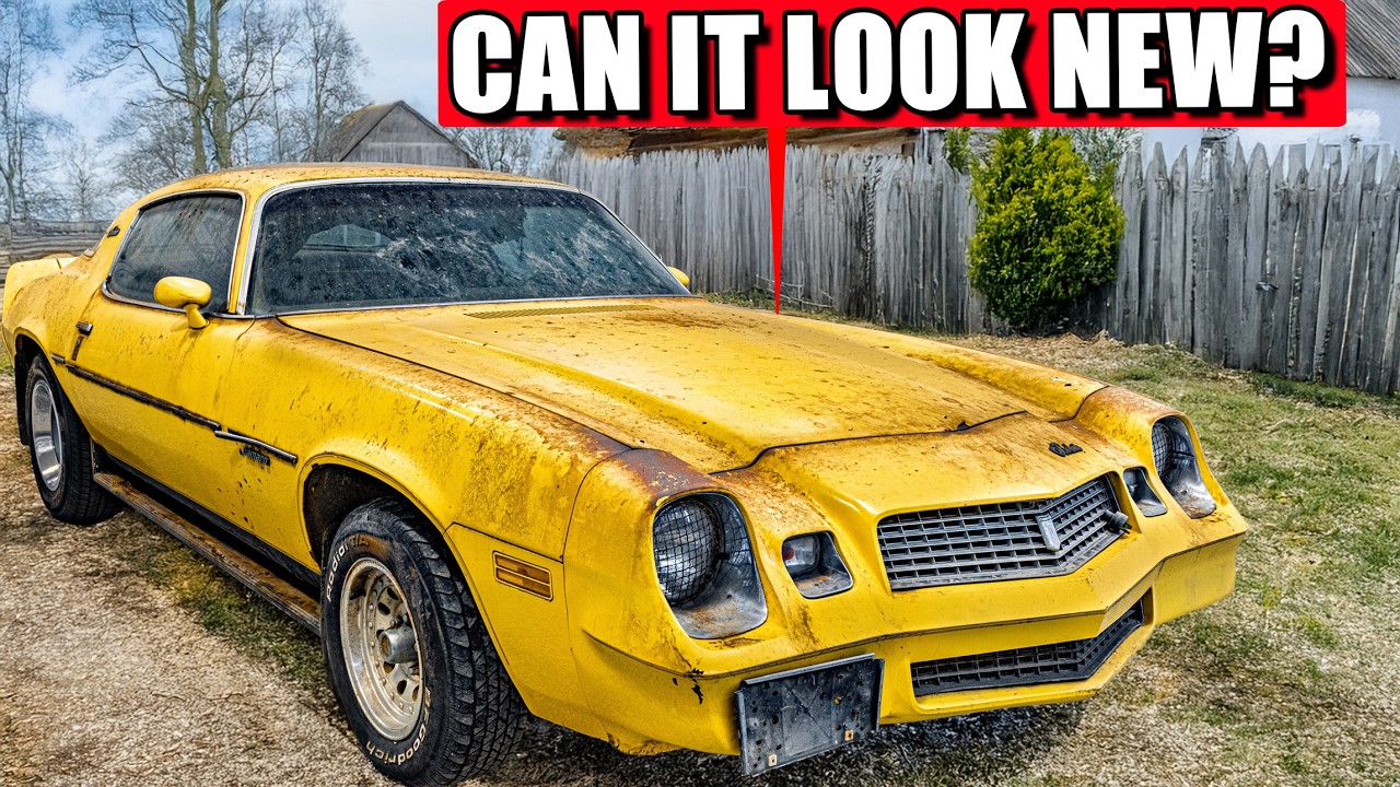 Cleaning Grandpa’s ABANDONED Camaro For The First Time in 30 Years!