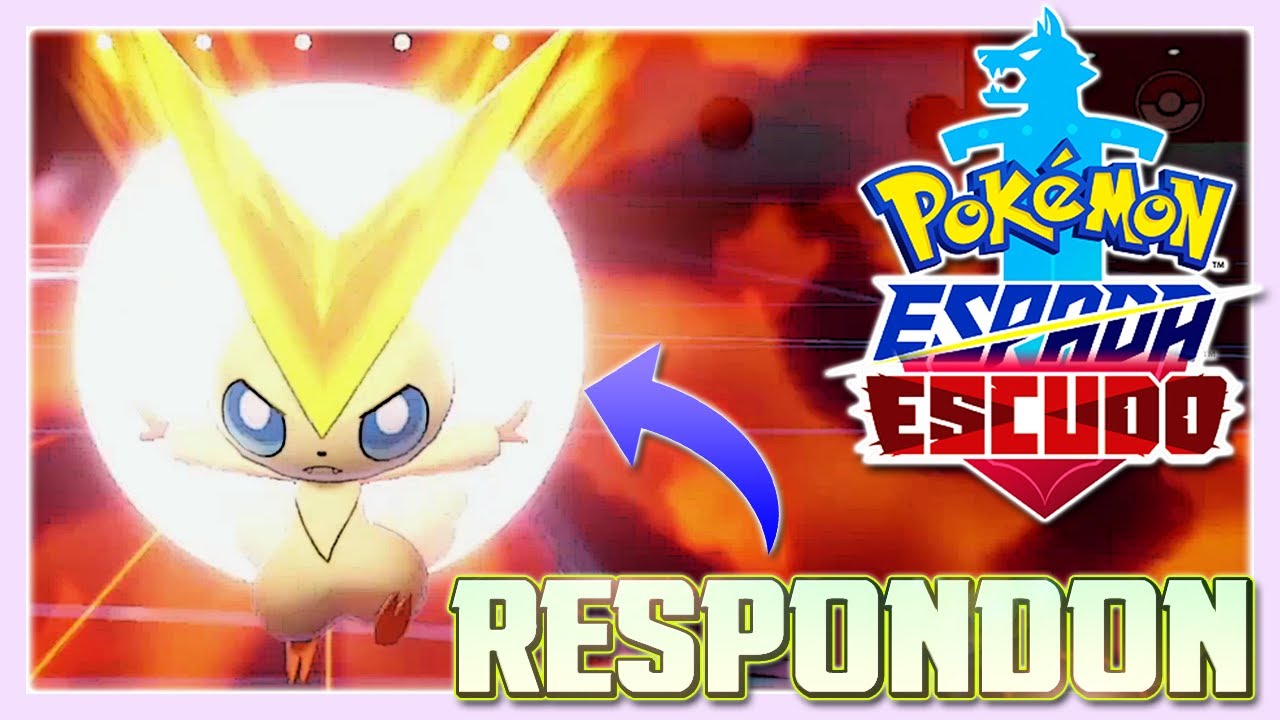 VICTINI con RESPONDÓN y V de FUEGO es una LOCURA! ESTRATEGIA LOCA POKÉMON ESPADA!