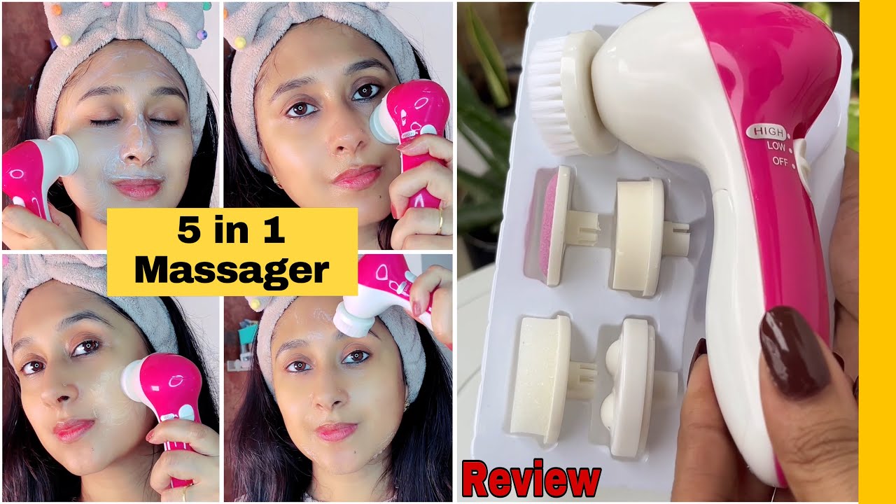 5 in 1 Facial Massager | Honest Review & Demo on Face 👍🏼 or 👎🏼 #meesho #review