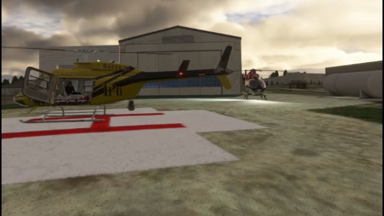 MSFS  VR | Phi Air Med | Devils Lake Run