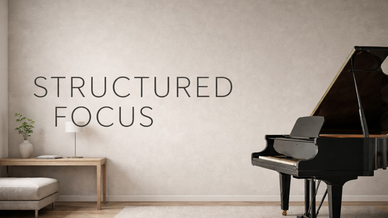 Minimal Piano Music for Structured Focus & Productive Work