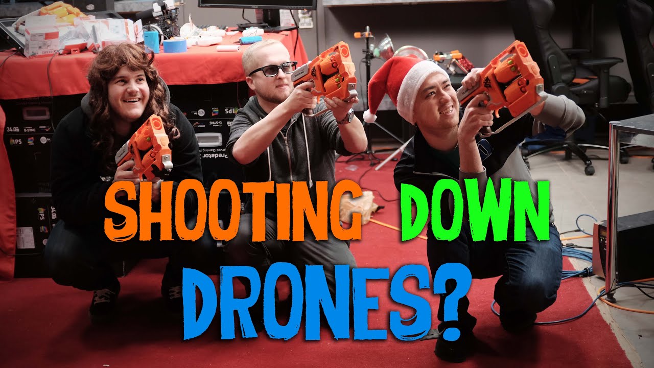 Mini drone Skeet Shooting