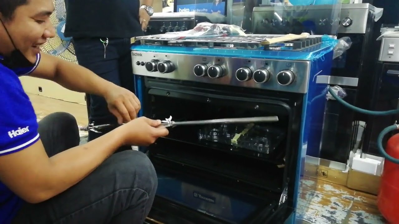 demo for technogas gas range 80cm.