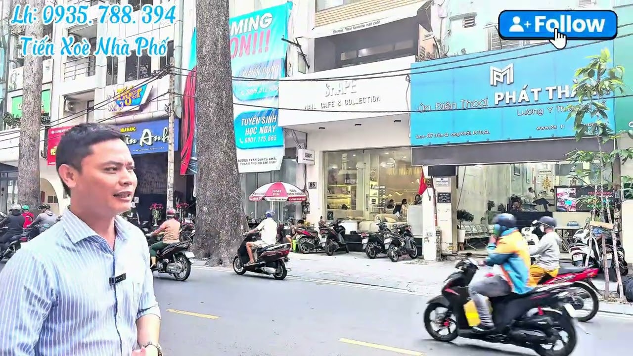 Bán nhà mặt tiền quận 1 ngang 5m trần quang khải hdt 101 triệu/ tháng giá 51 tỷ lh 0935788394 #yt 