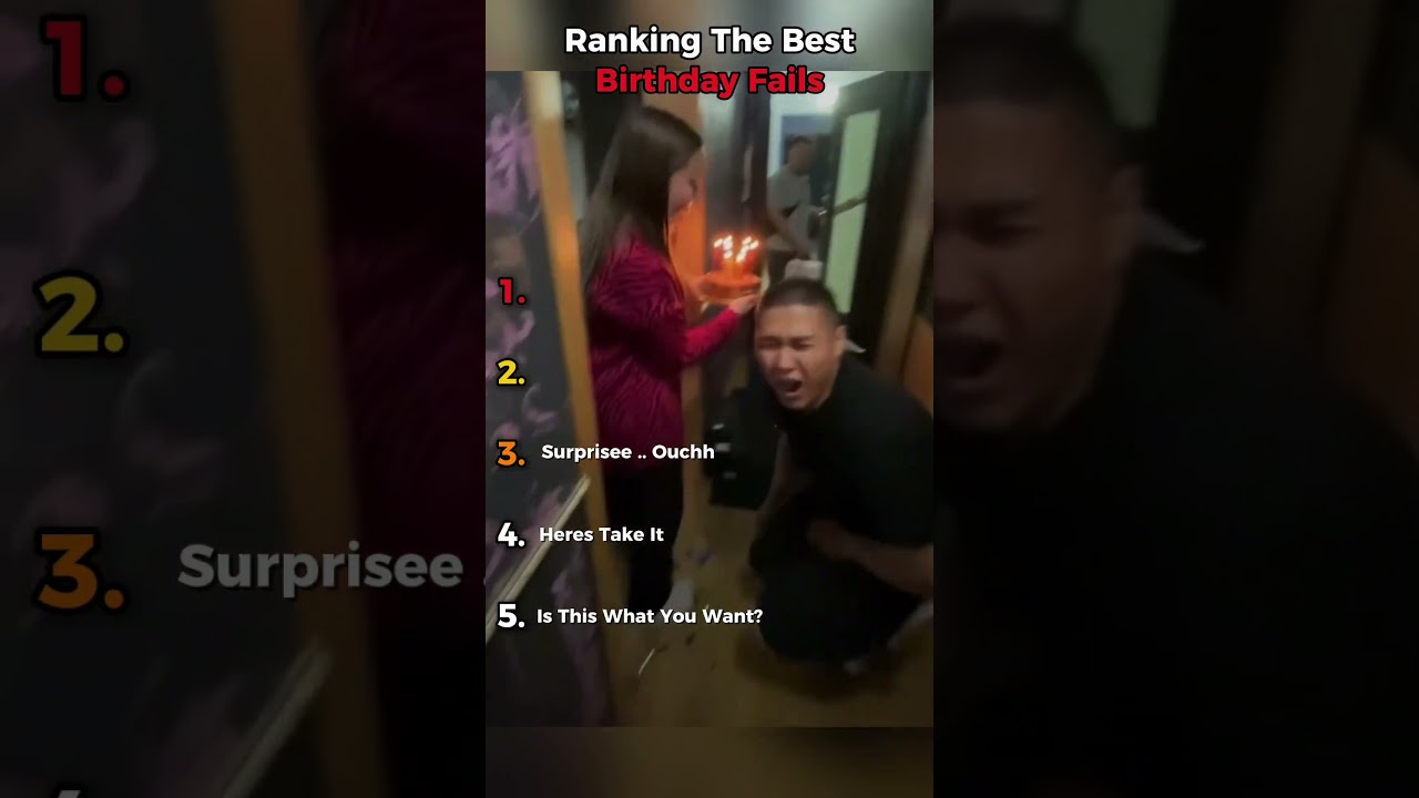 Funniest Birthday Fails 