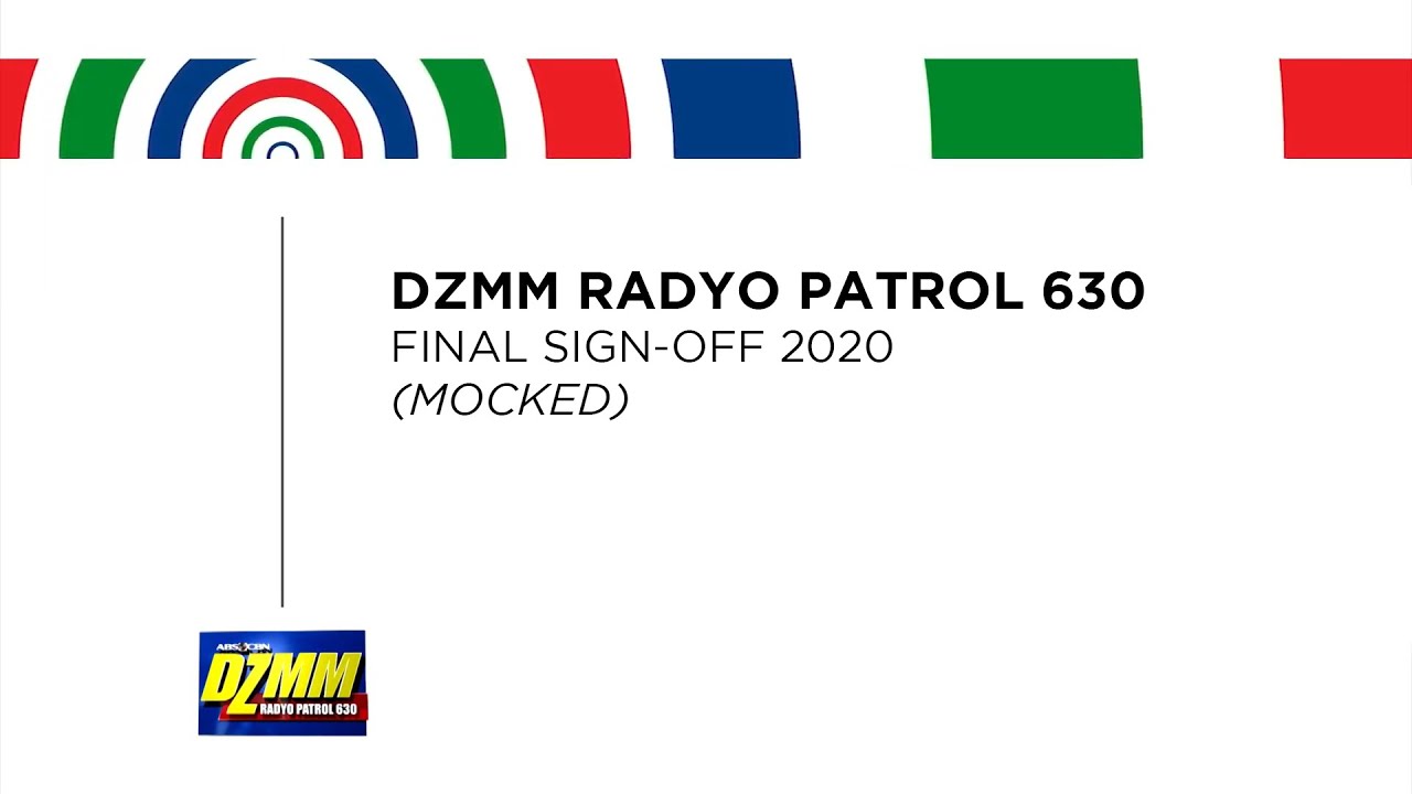 DZMM Radyo Patrol 630 KHz Final Sign-off 2020 [MOCKED]