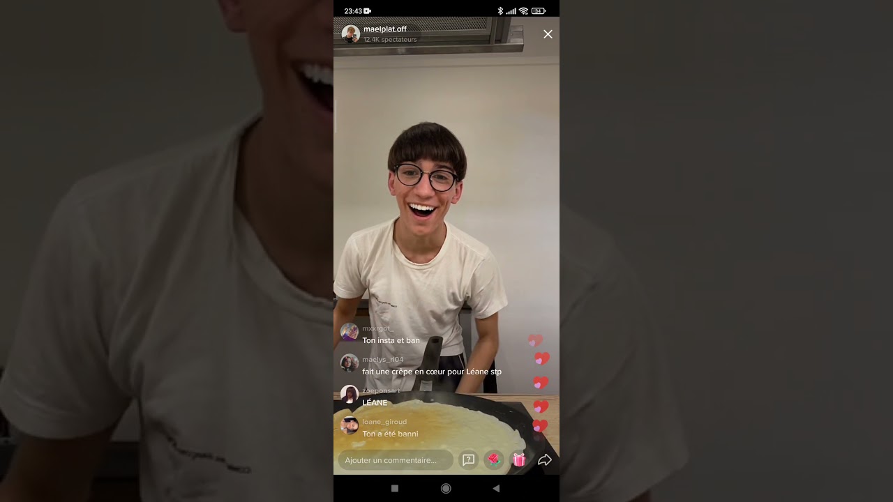SOIRÉES CRÊPES 🥞 // LIVE TIKTOK DE MAEL //