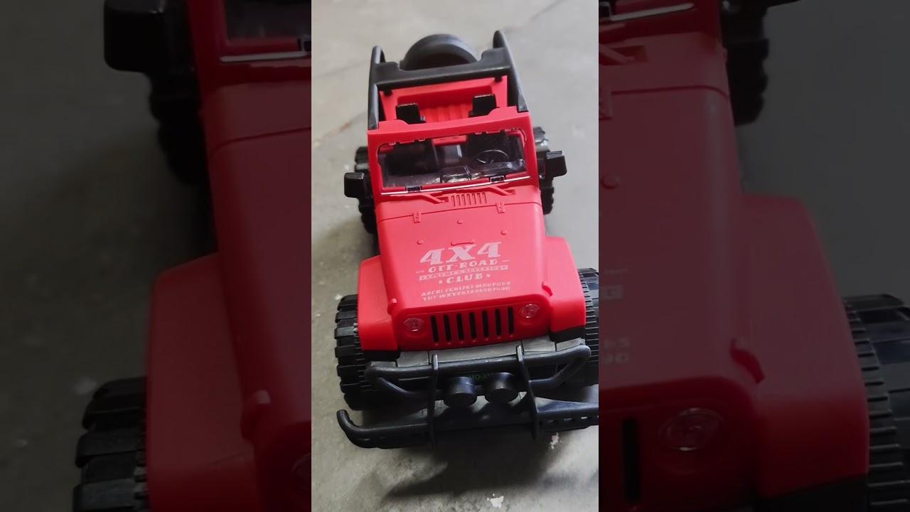 zero cut jeep toy wonderful rotational 360 degree