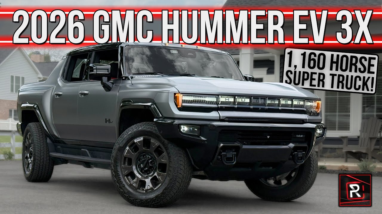 The Most Ridiculous Truck Ever Made? | 2026 GMC Hummer EV 3X Pickup | Detailed Review