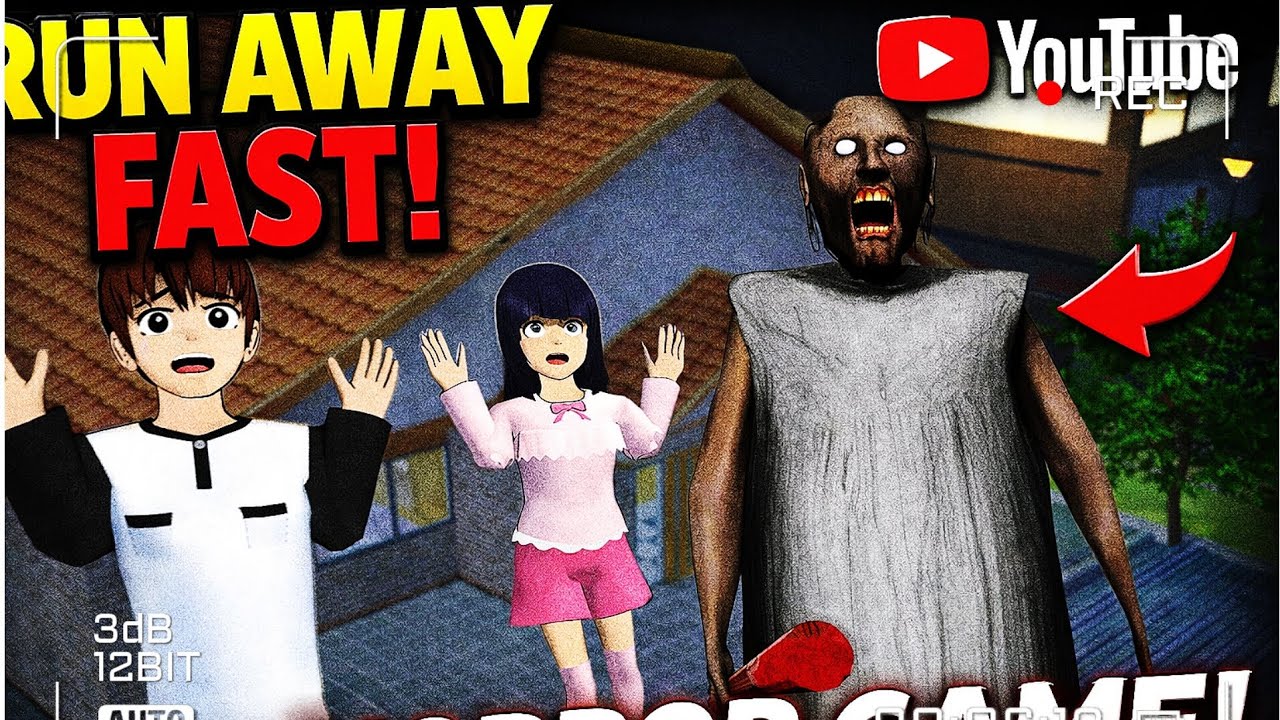 HORROR GRANNY 😱 HOUSE SAKURA SCHOOL YUTA MION IN IN DANGER SAKURA SCHOOL LIFE 