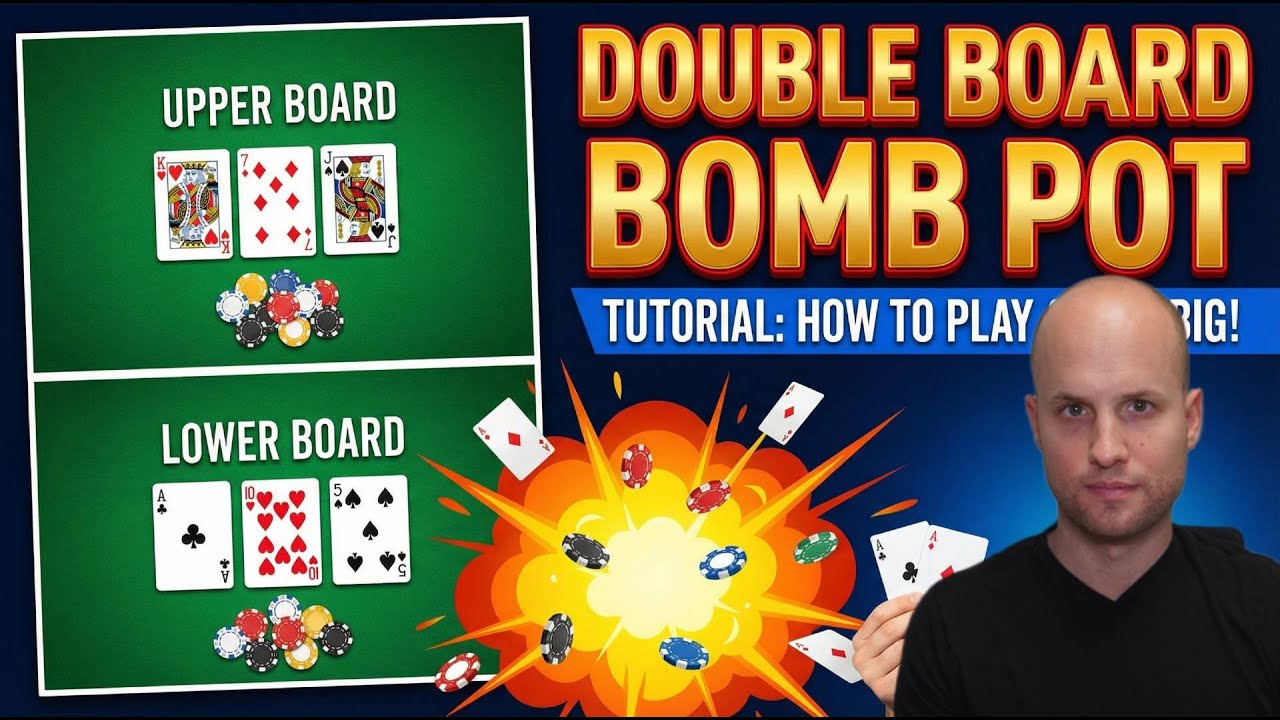 Double Board Bomb Pot PLO Strategy (hand analysis)
