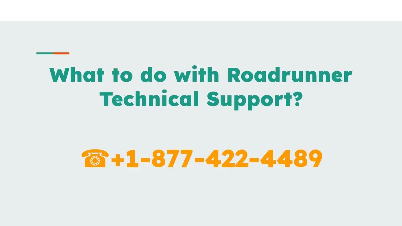What to do with Roadrunner Technical Support