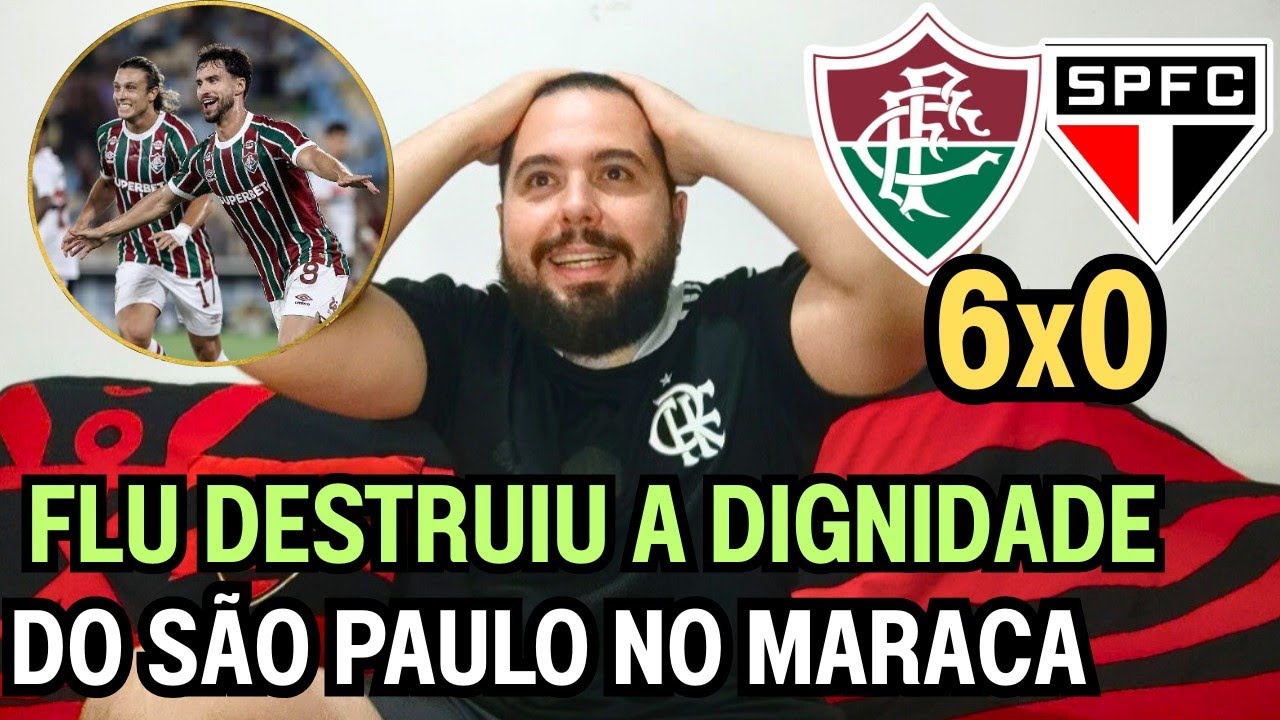REACT MELHORES MOMENTOS FLUMINENSE 6X0 SÃO PAULO - UM MASSACRE DENTRO DO MARACANÃ 
