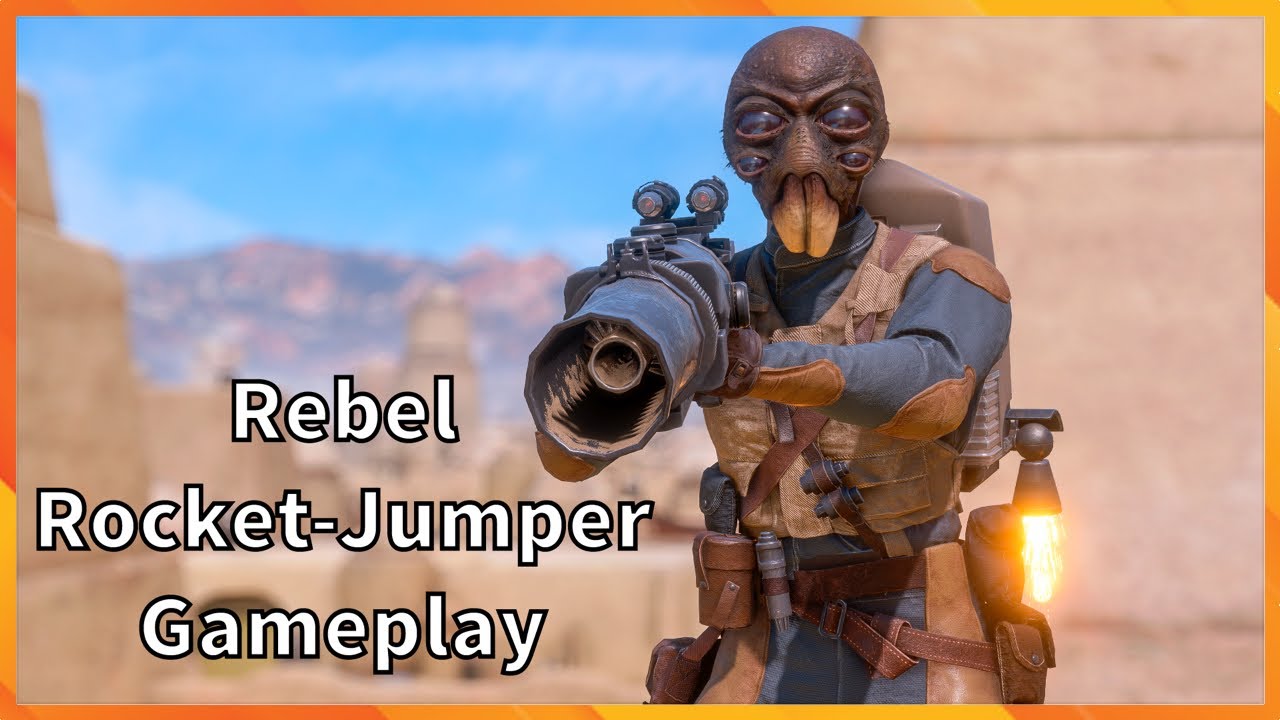 Rebel Rocket-Jumper Gameplay Star Wars Battlefront 2 Gameplay Rework