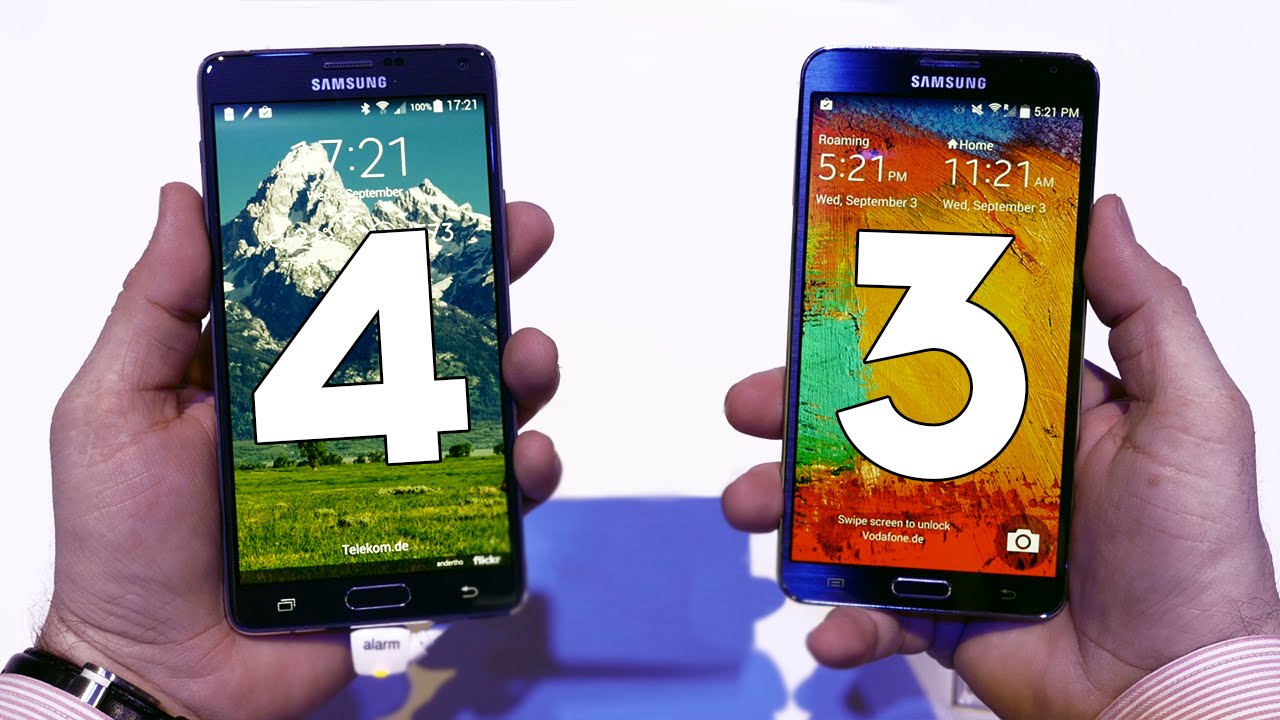 Samsung Galaxy Note 4 vs Galaxy Note 3 - Quick Comparison