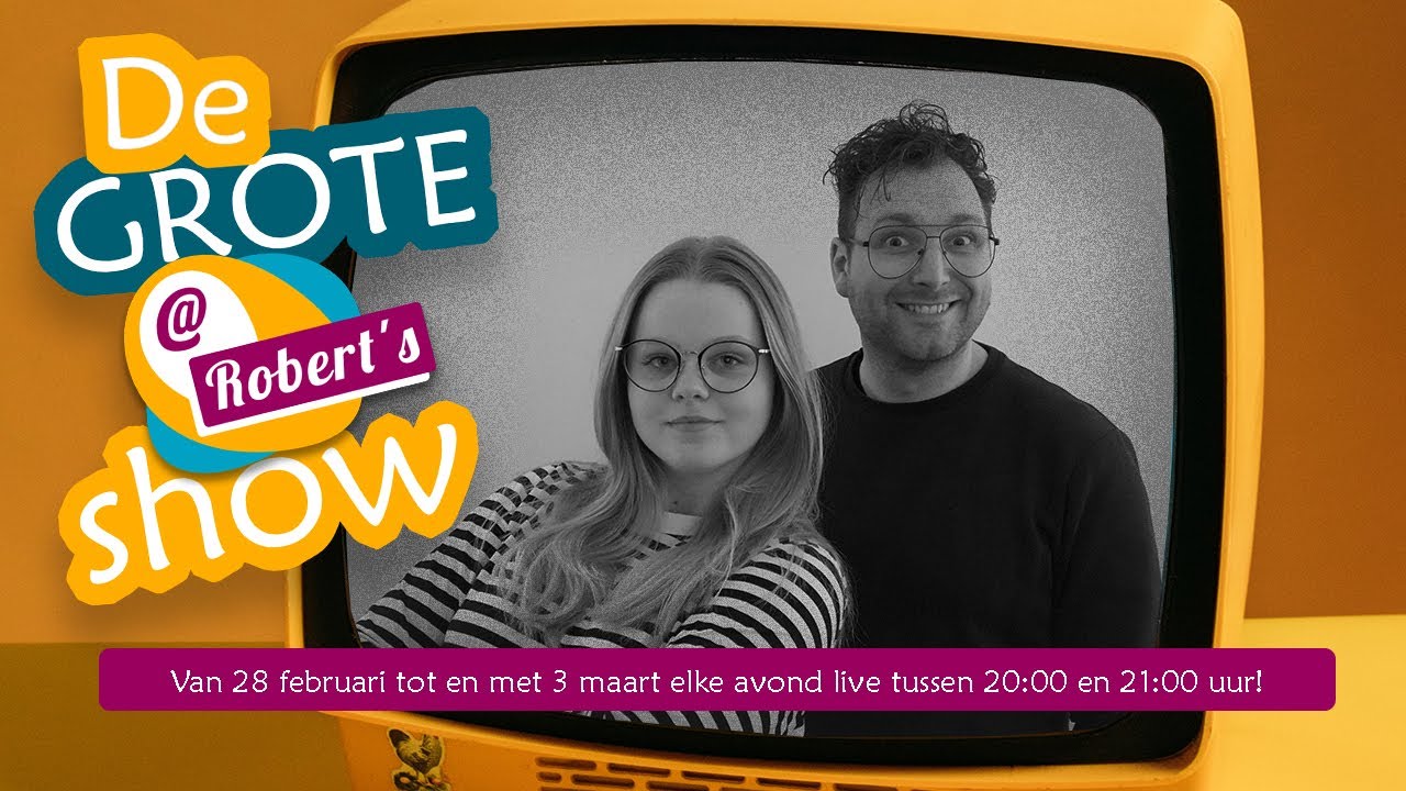 De Grote @Robert's Show - Woensdag 1 maart