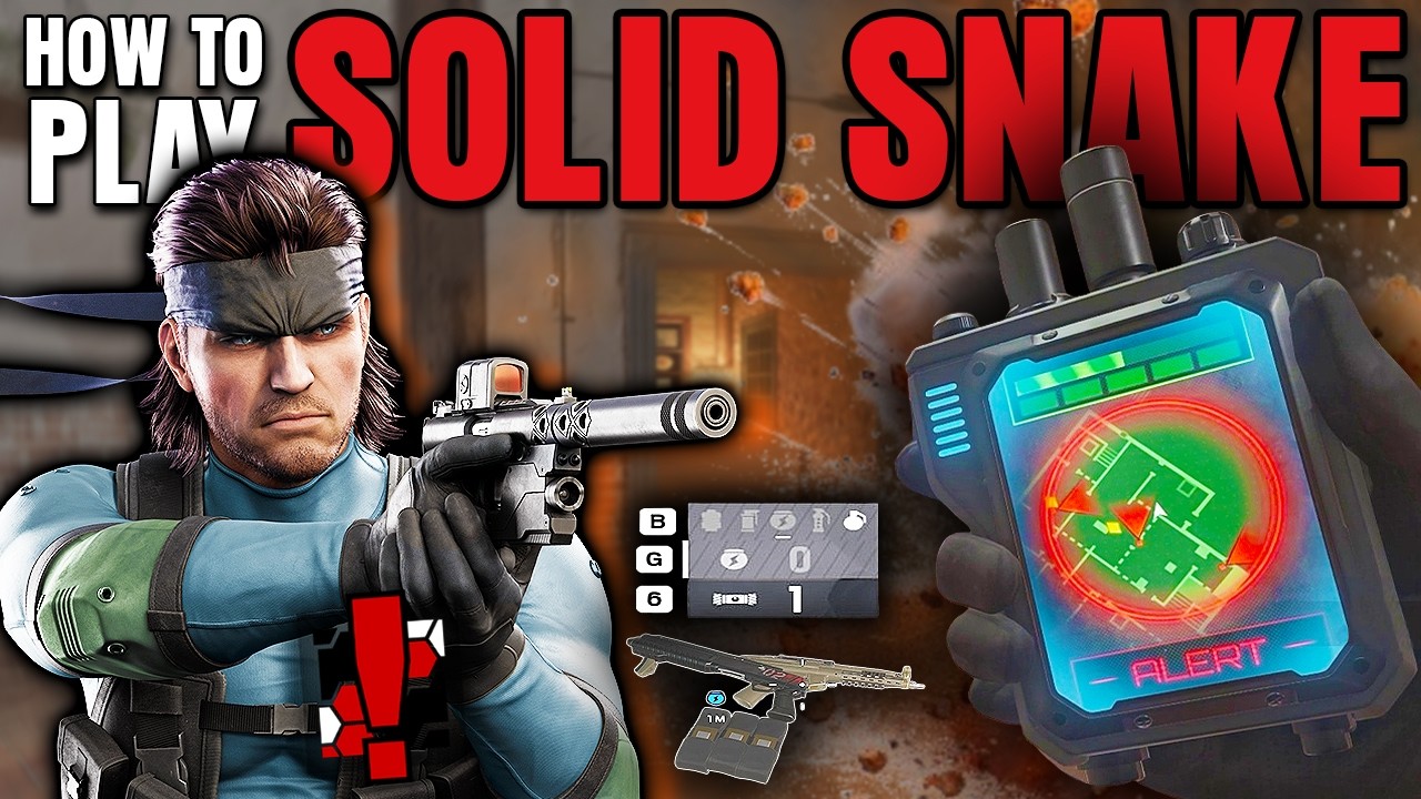 Полное руководство и геймплей — Как играть за Солида Снейка в Siege — Руководство по Rainbow Six ...