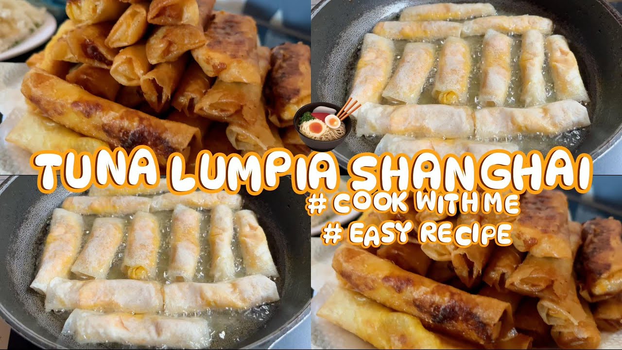 Cook with me: Tuna Lumpia Shanghai #cookingshorts #lumpia #tunalumpiashanghai #lumpiangshanghai
