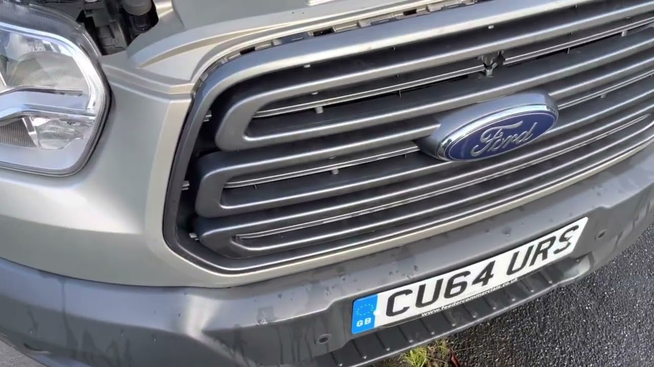 Fitting a raptor / trail grill to my camper van. How to remove a Ford transit mk8 grill easy no tool