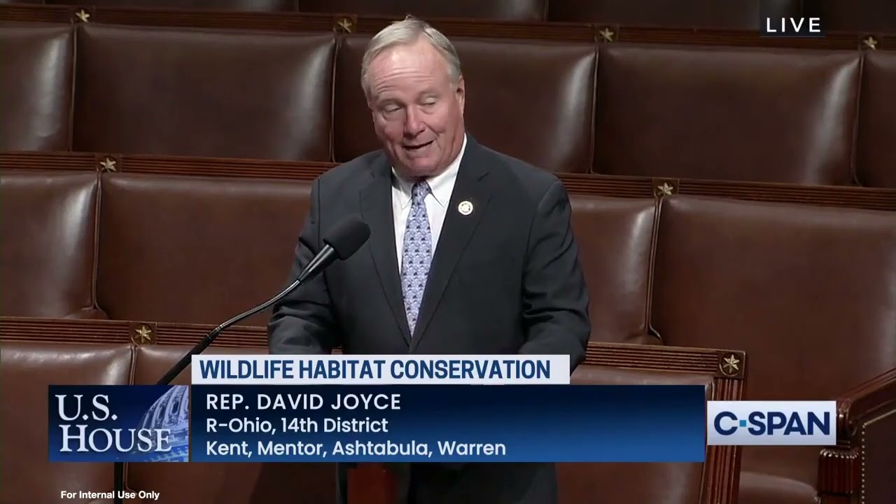 Congressman Dave Joyce Supports the WILD Act on the House Floor