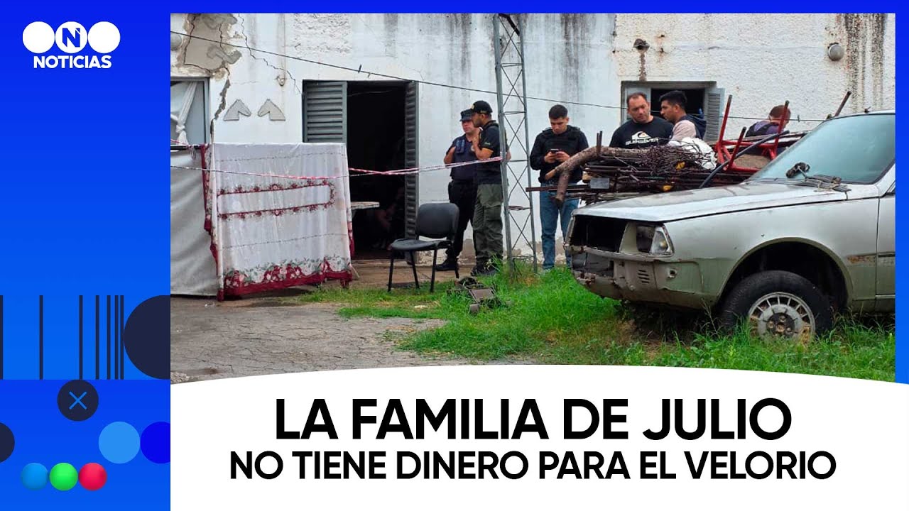 La familia de Julio no tiene dinero para el velorio