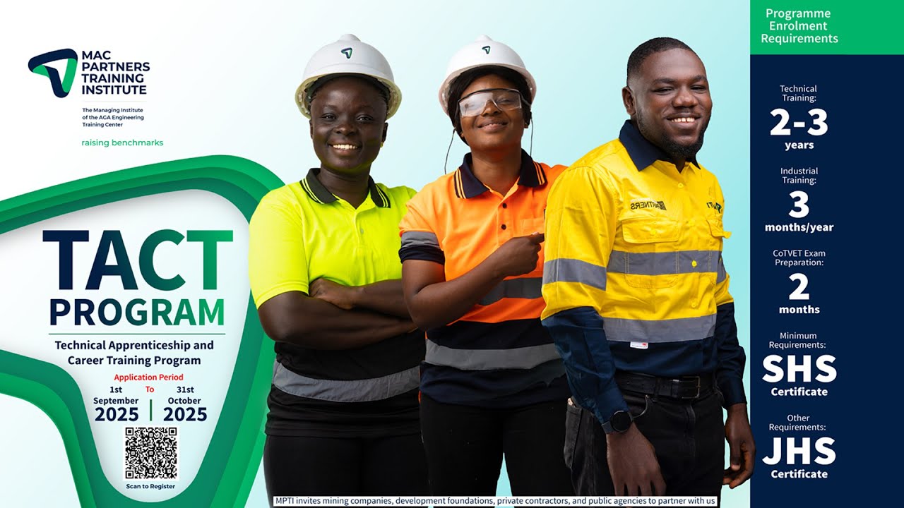 The future of Ghana’s mining and engineering begins with the TACT Program at MPTI.