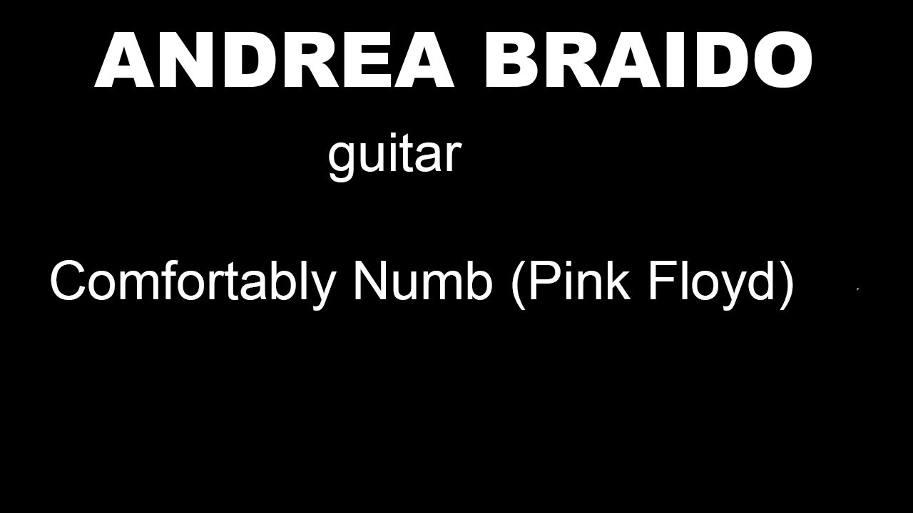 Andrea Braido - Comfortably Numb (Pink Floyd)