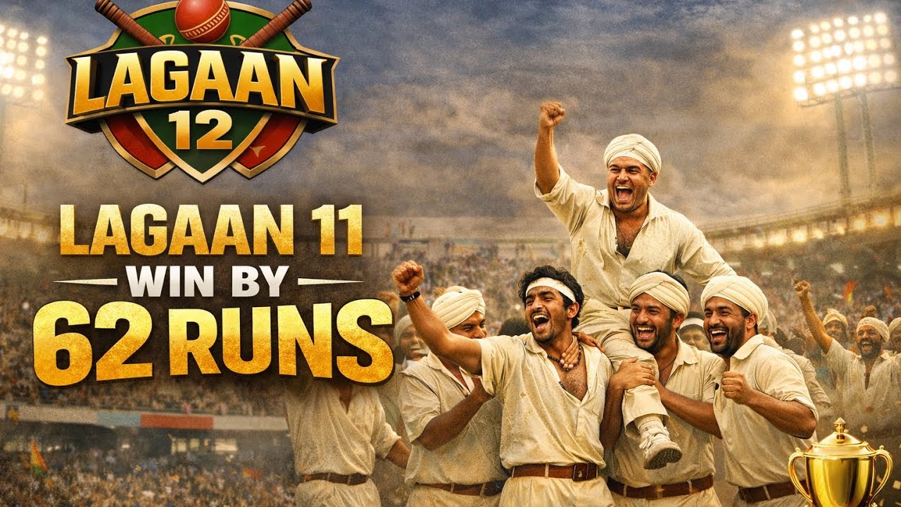 Lagaan 11 win the match....#cricket #youtubeshorts #youtube #youtubevideo 