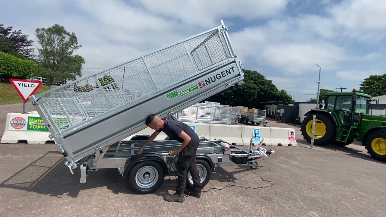 Nugent 10x5 Tipping Trailer @ Hartnett Trailers