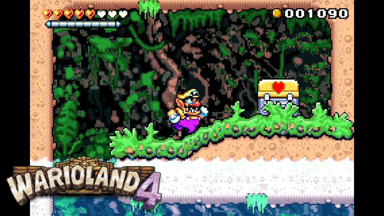 Wario Land 4 - Monsoon Jungle (Hard/Gold Crown)