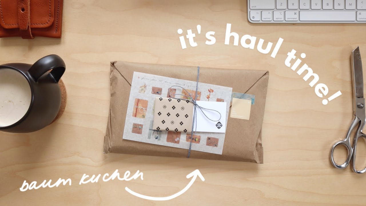 2023 stationery haul and unboxing ✸ baum kuchen new releases🌟
