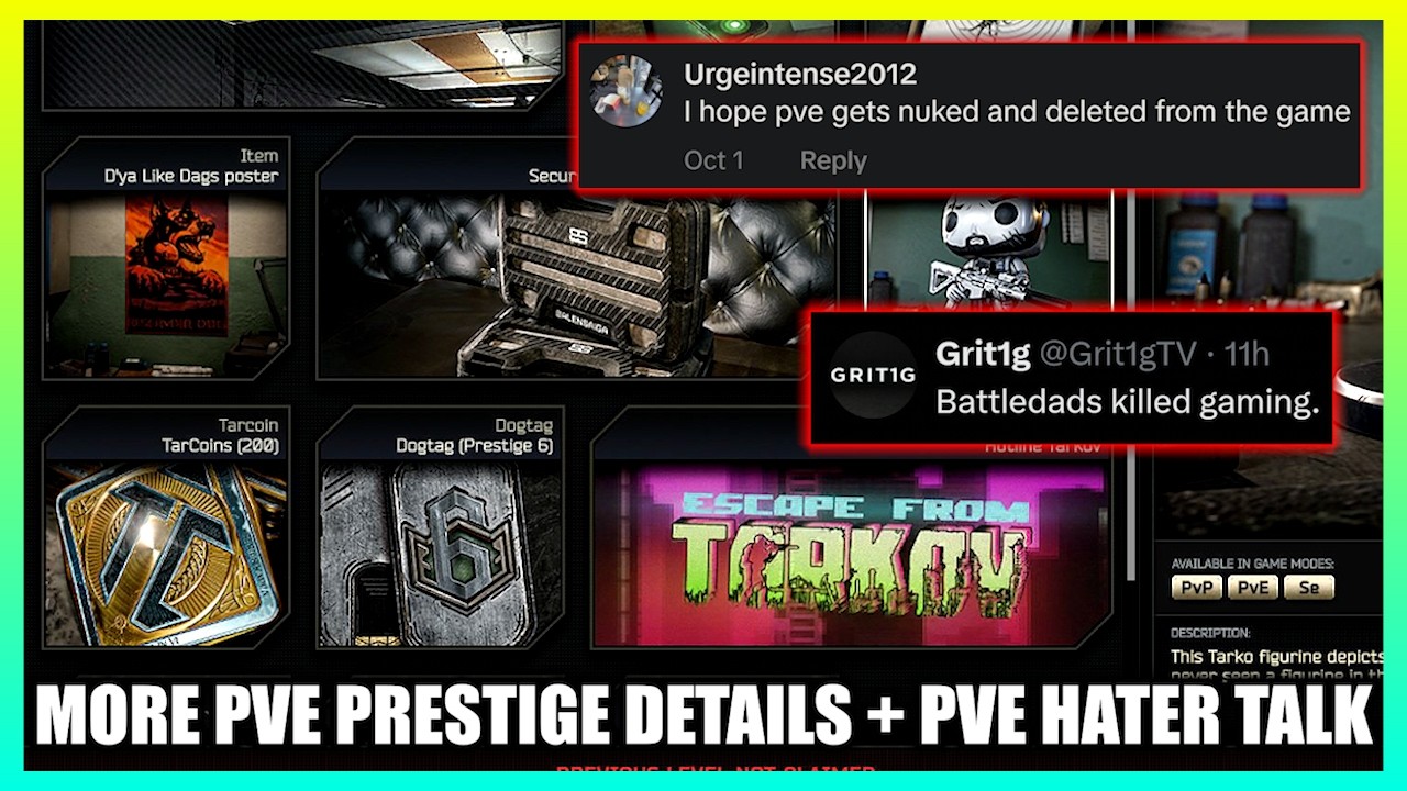 PVE Prestige More Detail & PVE Hater Talk
