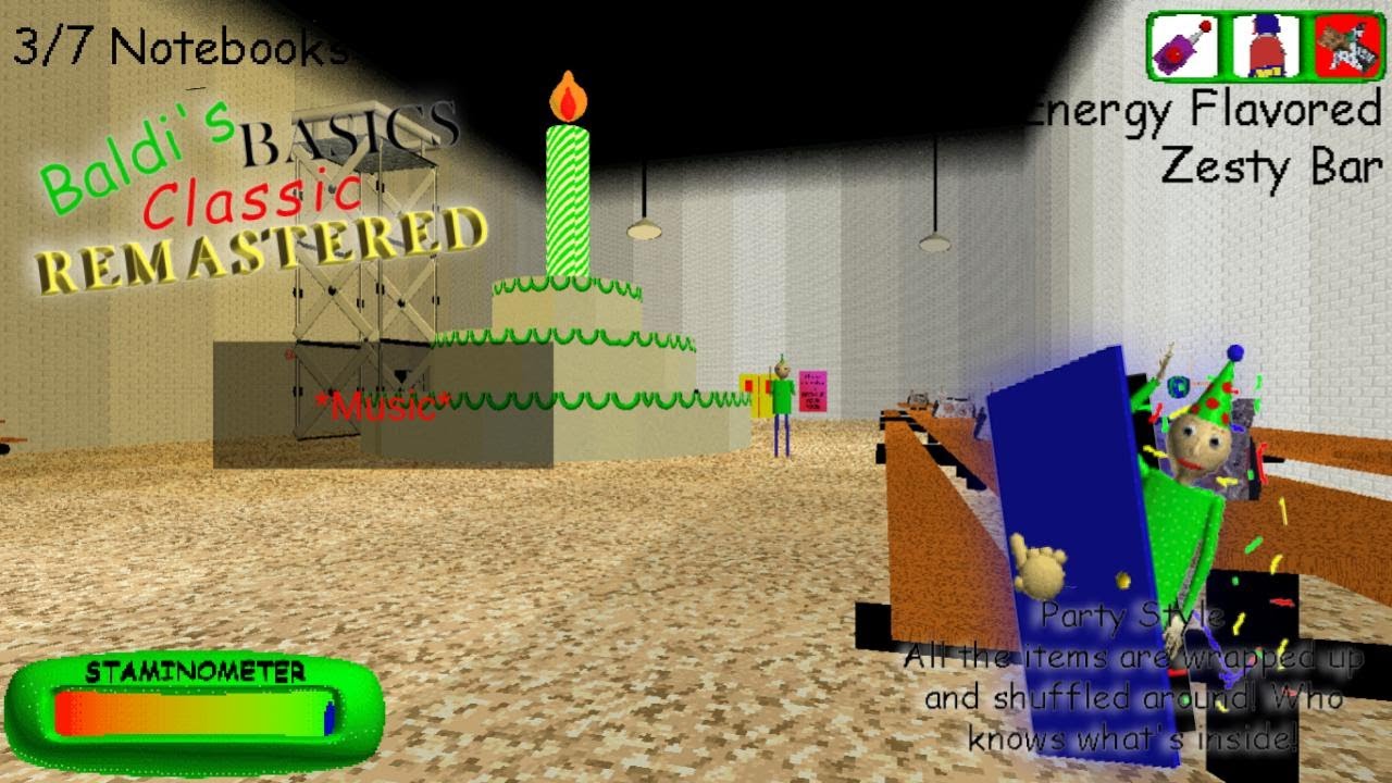Random Party Time Chaos!! - Baldi's Basic Classic Remastrered #2