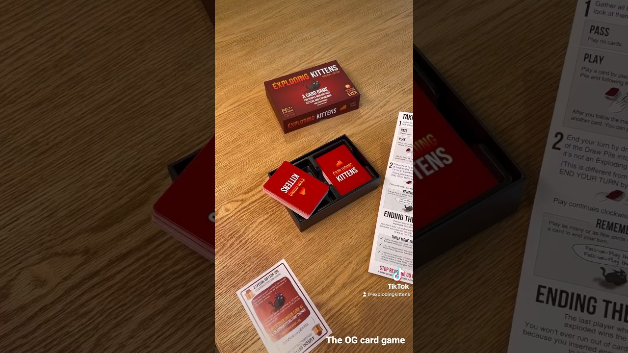 The OG. #explodingkittens #cardgame #kittens