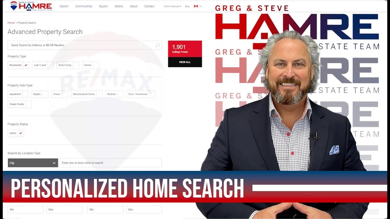 Personalized Home Search - Hamre Real Estate Team RE/MAX Affiliates Ottawa