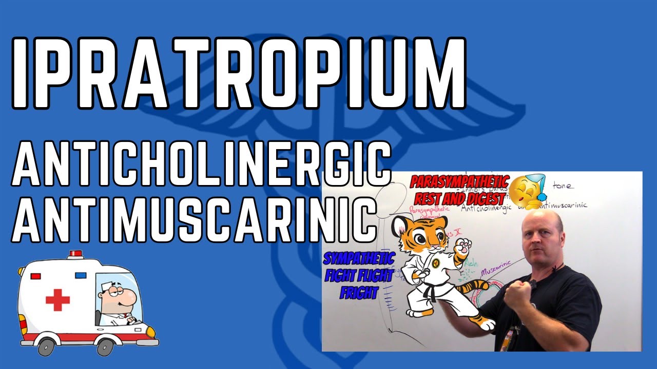 Ipratropium - Mechanism of action. Anticholinergic and Antimuscarinic