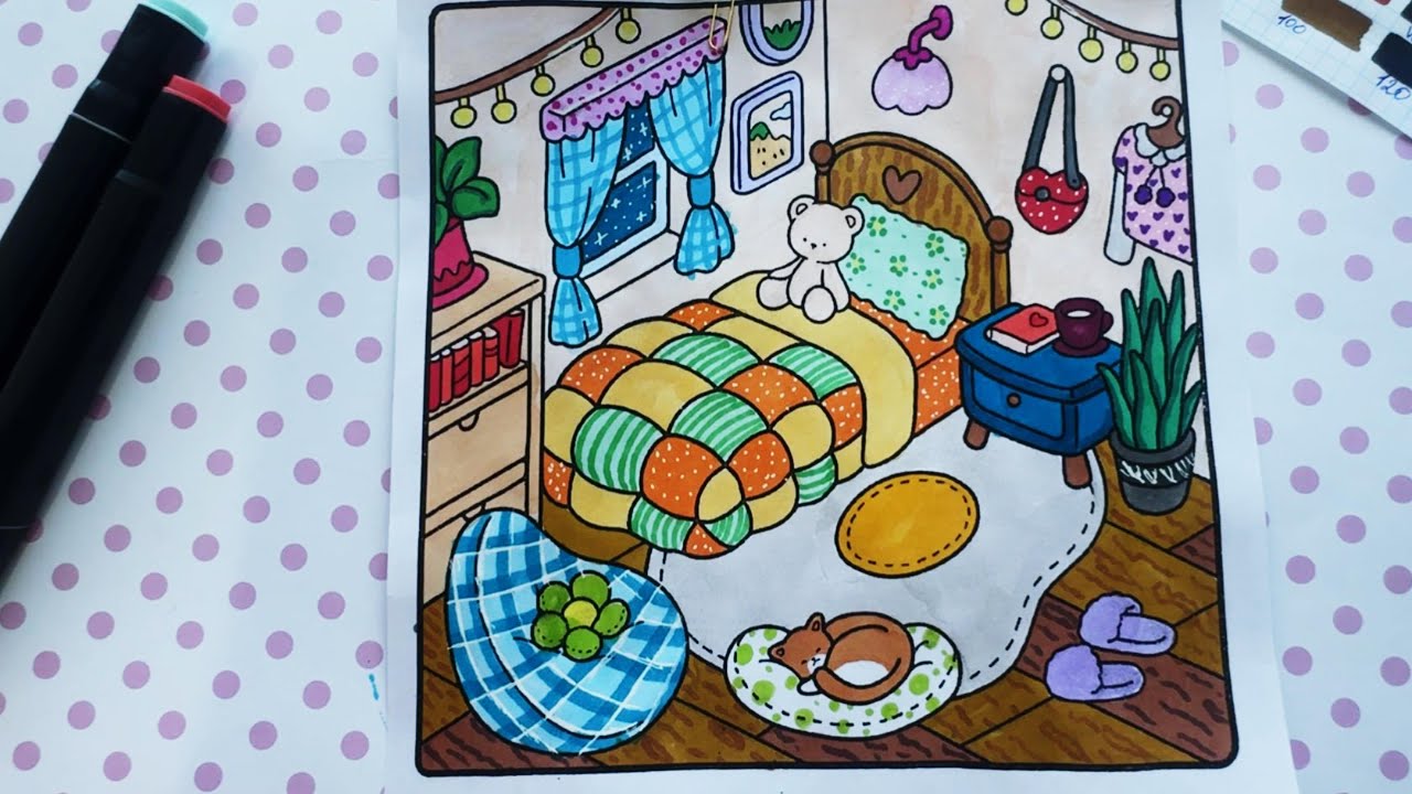 ASMR Coloring My Own Coloring Books. Cute Animals Friends