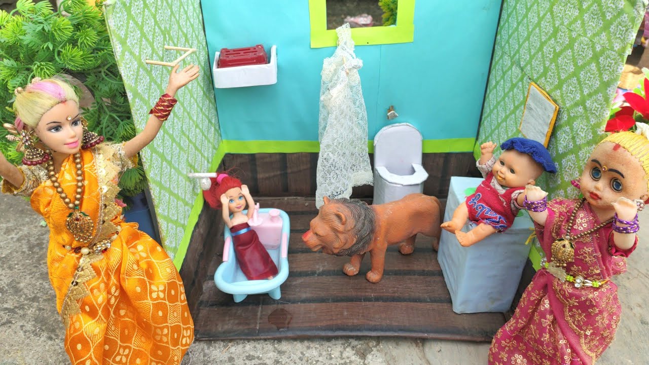 Barbie Doll All Day Routine In Indian Village/Radha Ki Kahani Part -654/Barbie Doll Bedtime Story||