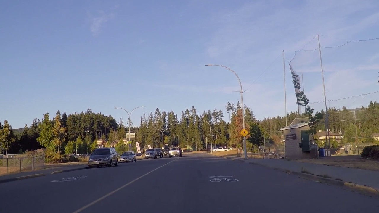 Port Alberni, British Columbia, Canada - Houses/Property & Life - Driving Around Town. Evening Drive
