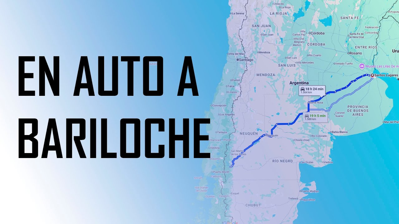 EN AUTO A BARILOCHE - Desde BUENOS AIRES [Suscribite que se vienen nuevas rutas]