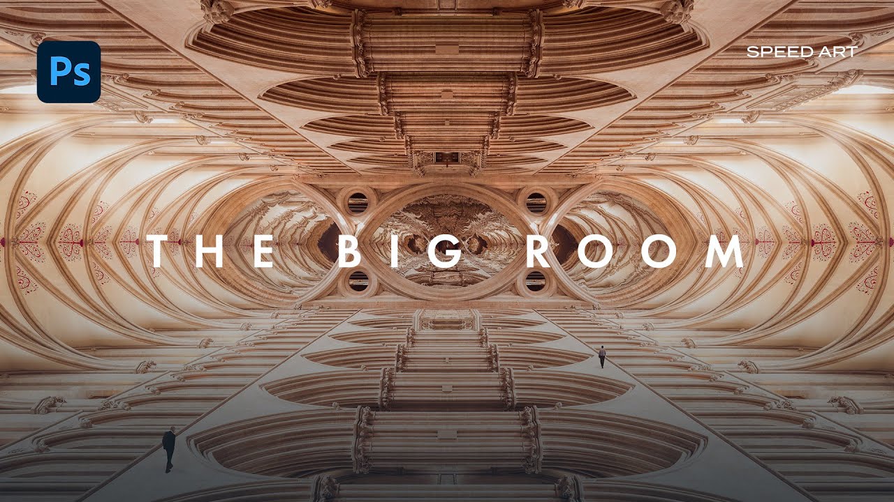 Creating a massive hall using Photoshop | Speed Art